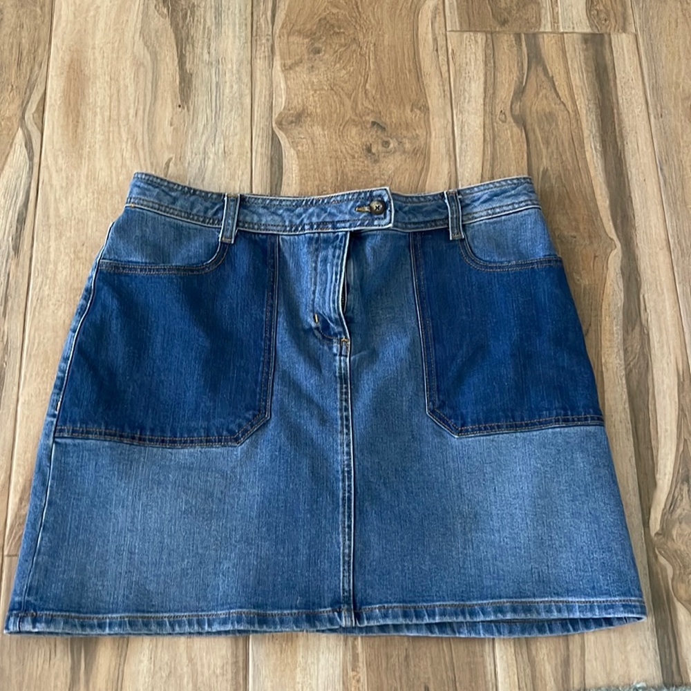 Boden Jean skirt